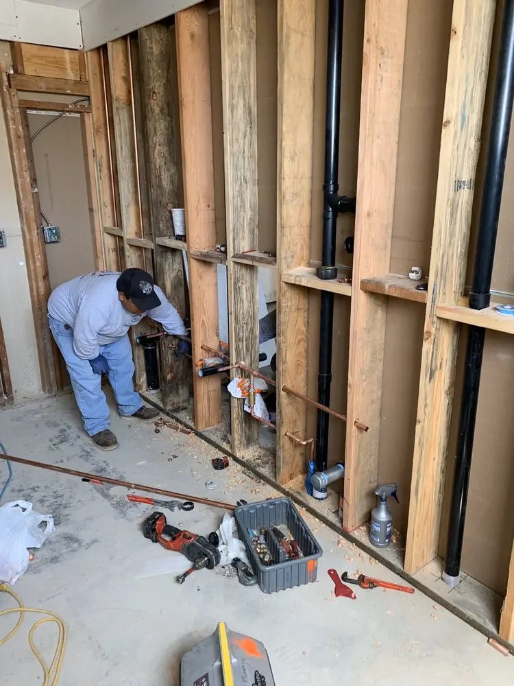 Commercial rough-in plumbing for Water Heater Replacement in Lanford